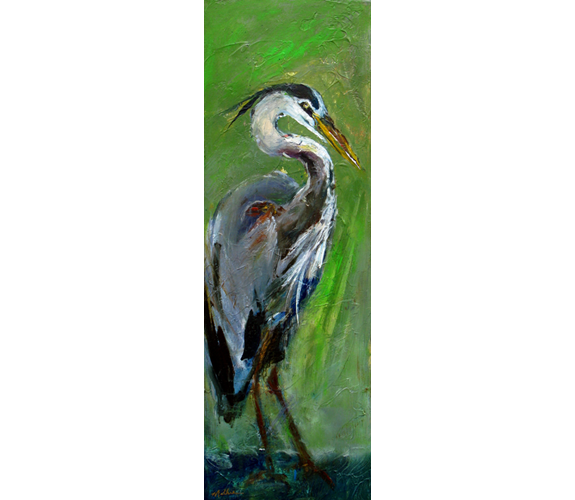 Standing Heron - Christopher Mathie